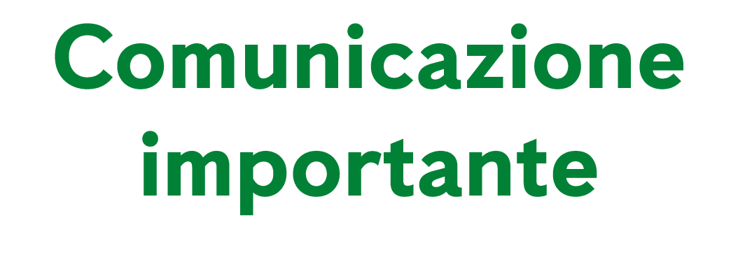 Comunicazione importante