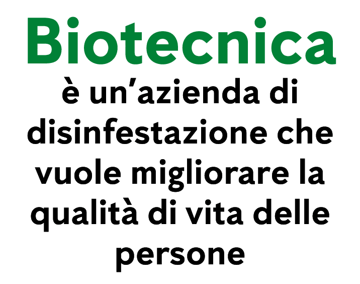 Biotecnica  un’azienda di disinfestazione che vuole migliorare la qualit  di vita delle persone